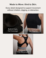 Qurve™ Full Coverage Sports Bra Black