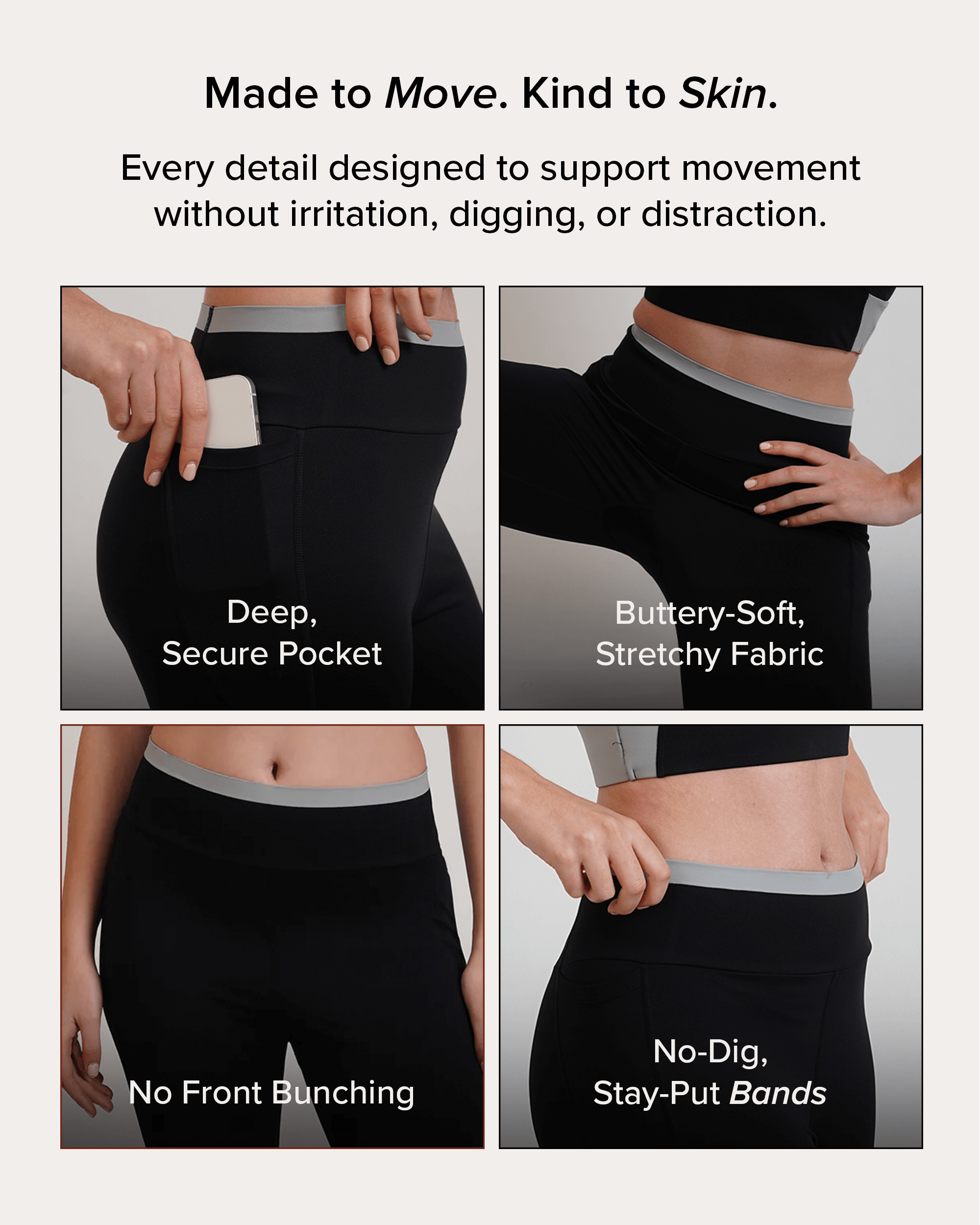 Qurve™ Zen Leggings Black