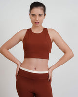 Qurve™ Zen Sports Bra Brown