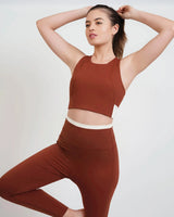 Qurve™ Full Coverage Sports Bra Brown