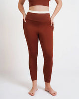 Qurve™ Contour High-Rise Leggings Brown