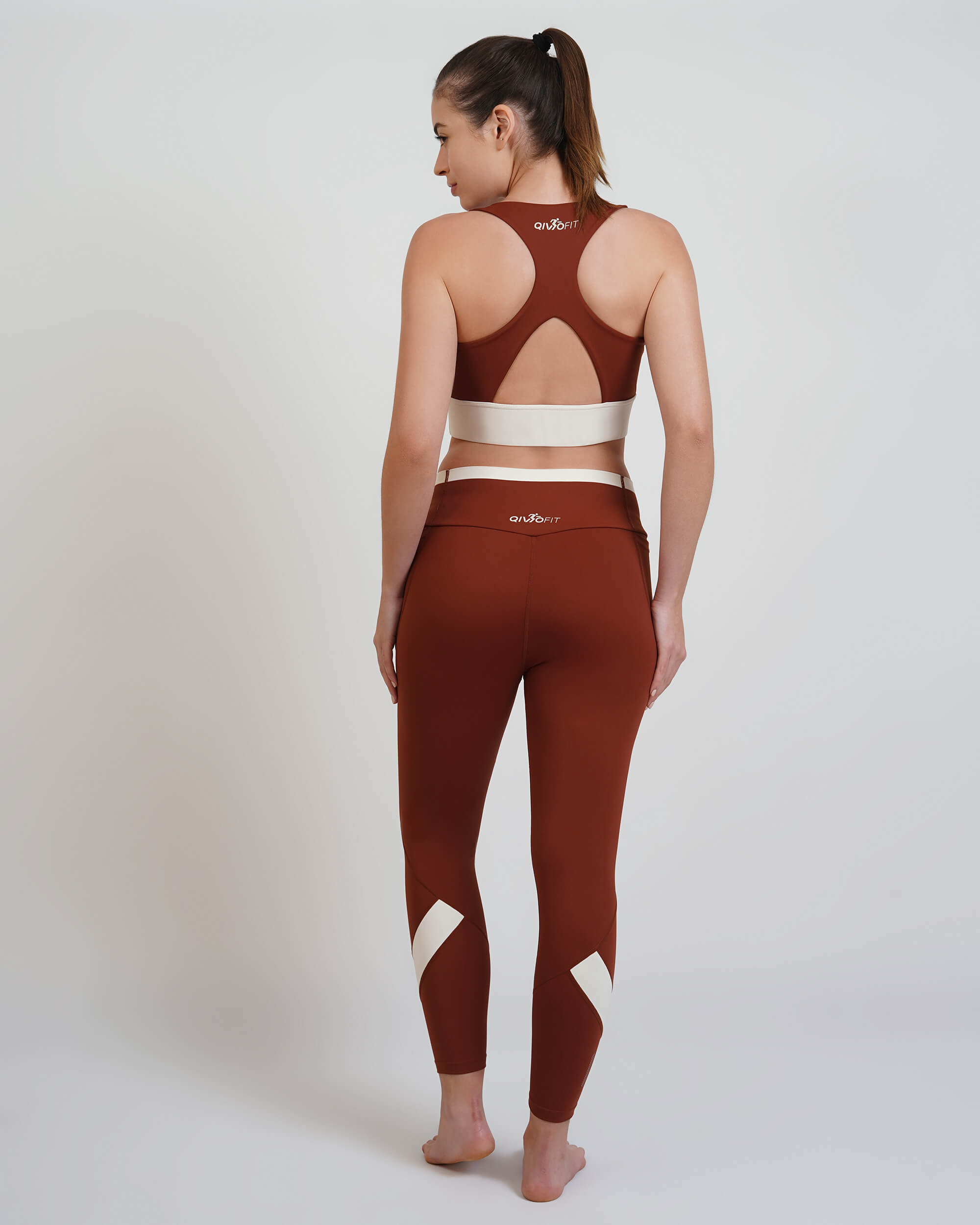 Qurve™ Zen Leggings Brown