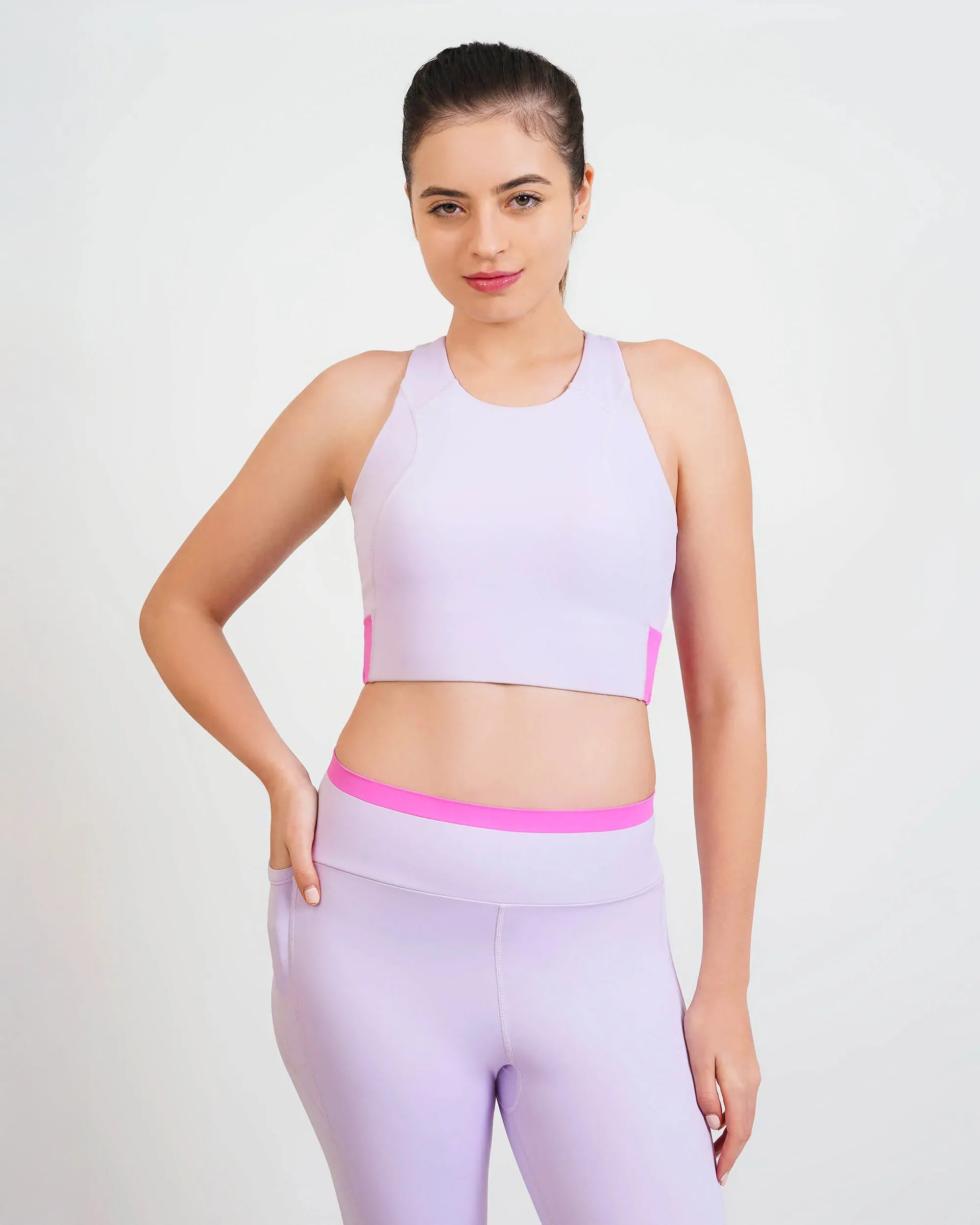Qurve™ Full Coverage Sports Bra Mauve