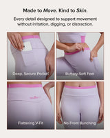 Qurve™ Contour High-Rise Leggings Mauve