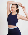 Qurve™ Full Coverage Sports Bra Navy