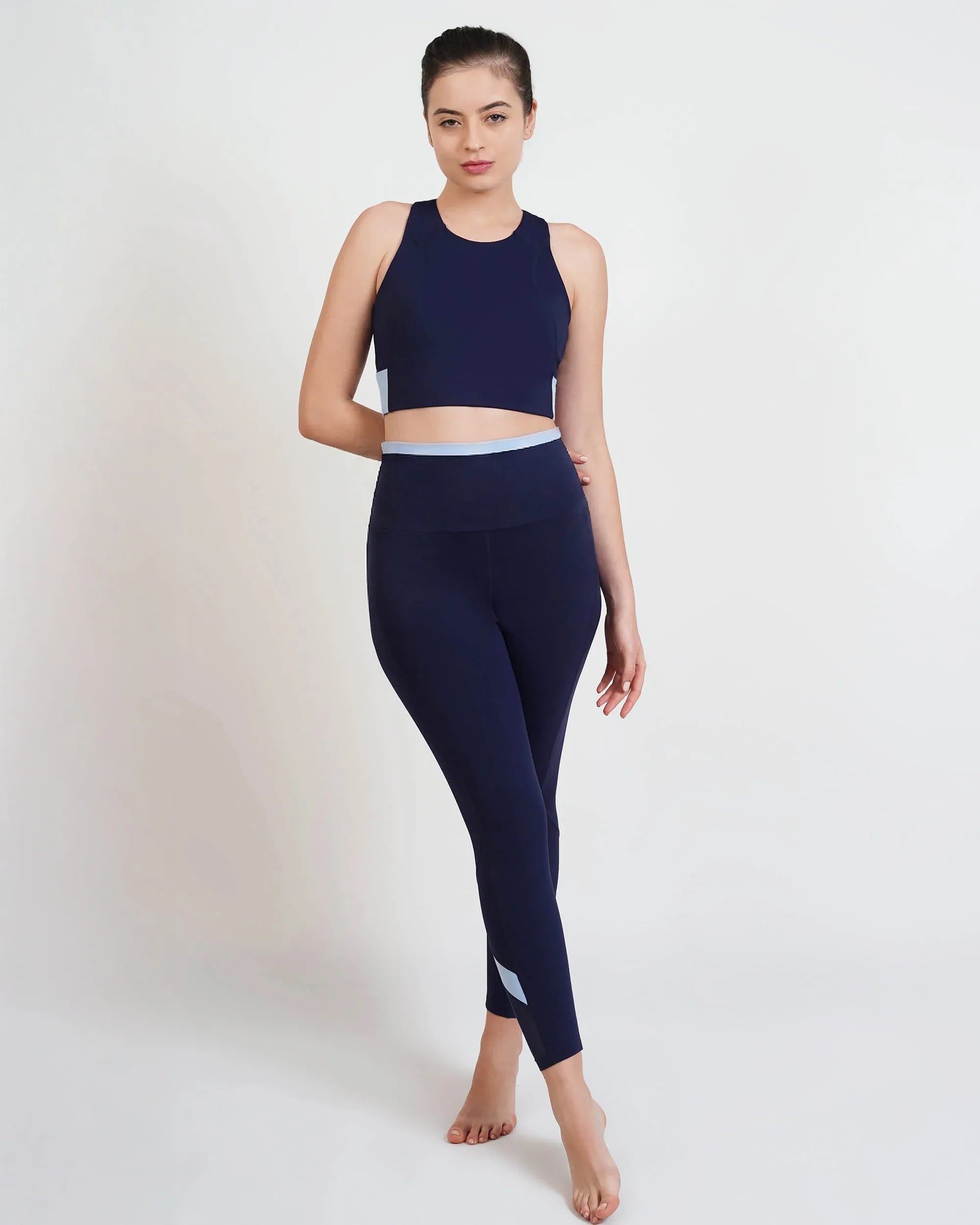Qurve™ Full Coverage Sports Bra Navy