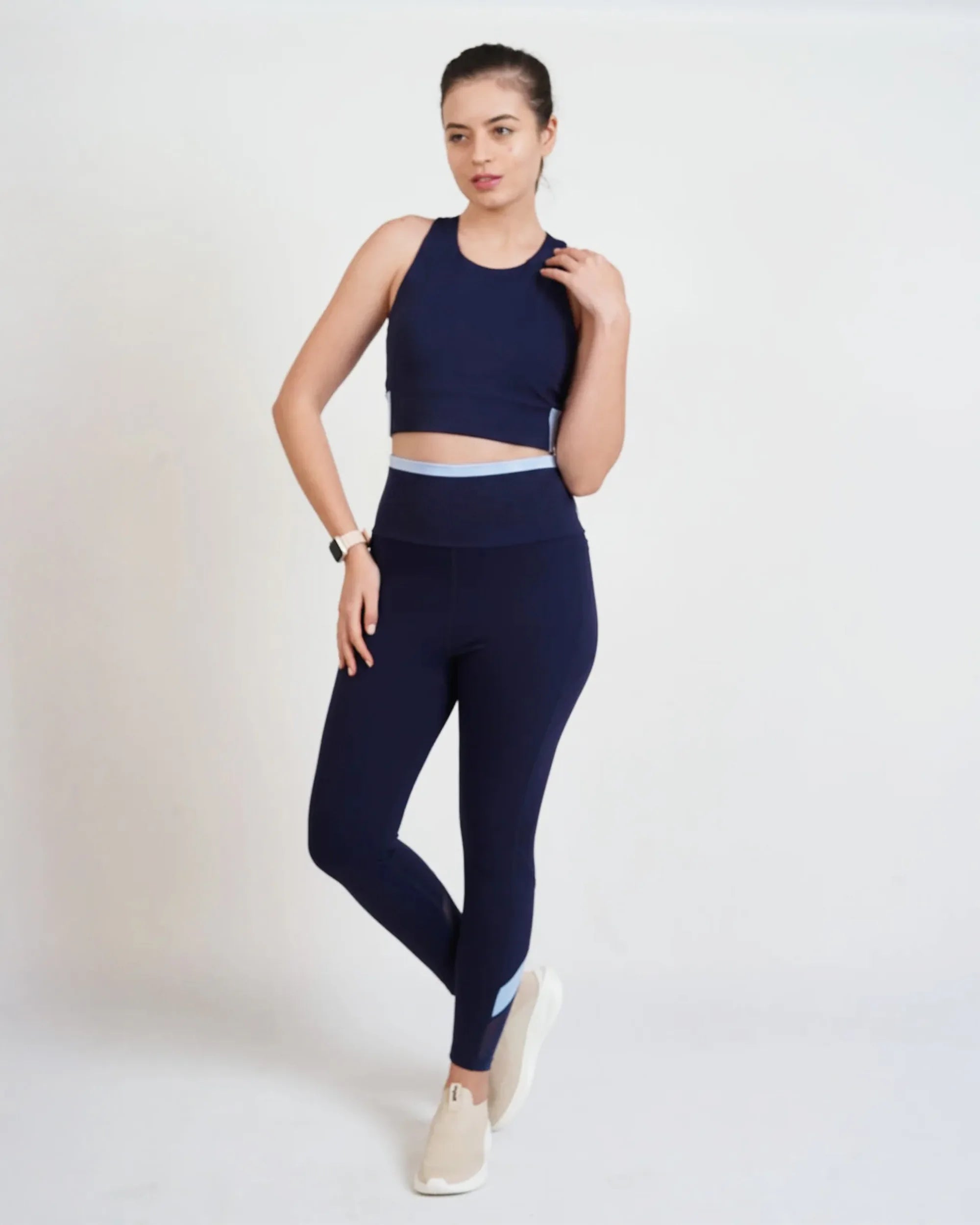 Qurve™ Contour High-Rise Leggings Navy