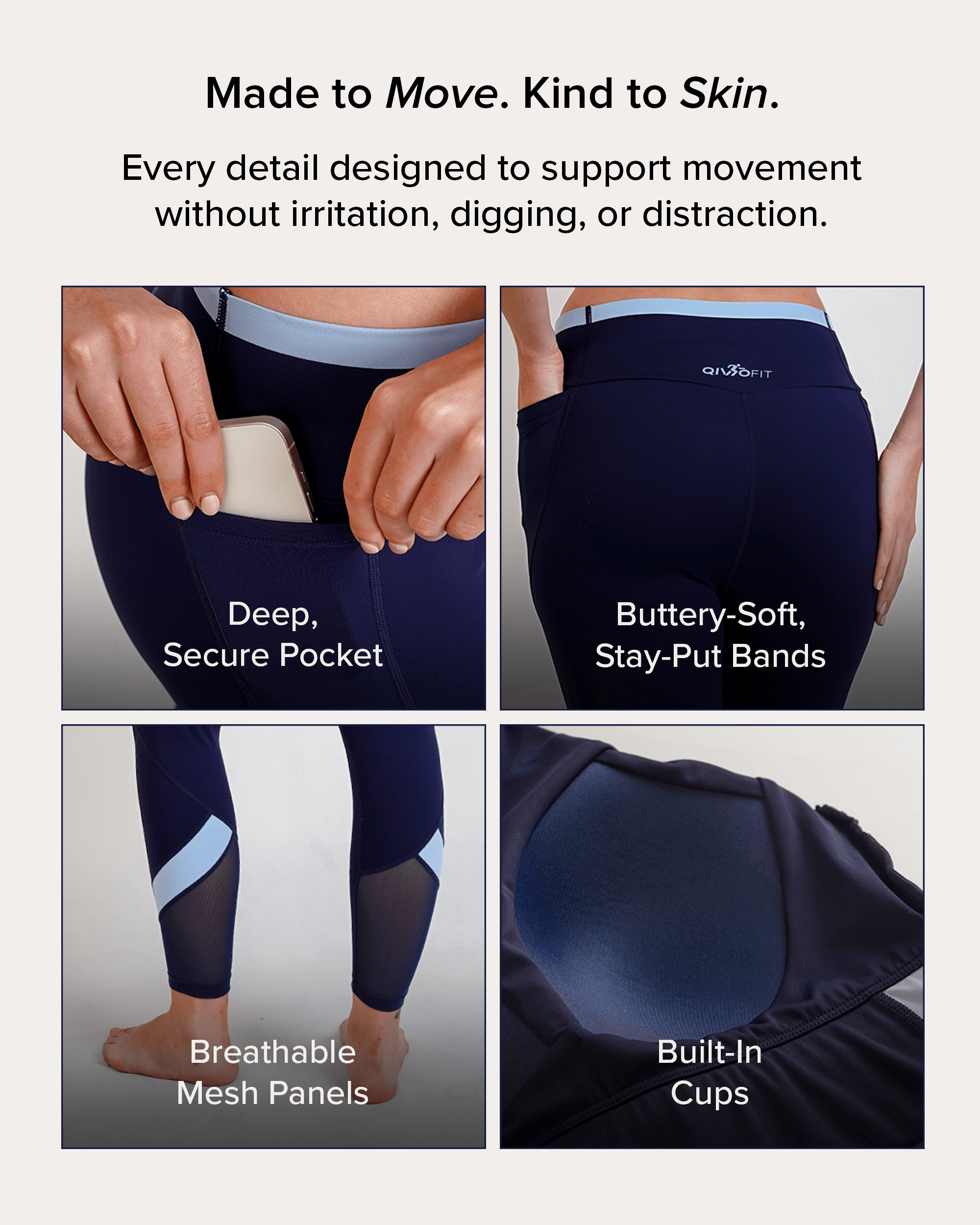 Qurve™ Zen Set Navy