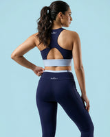 Full Coverage Sports Bra Navy