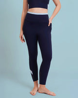 High-Rise Leggings Navy
