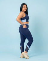 High-Rise Leggings Navy