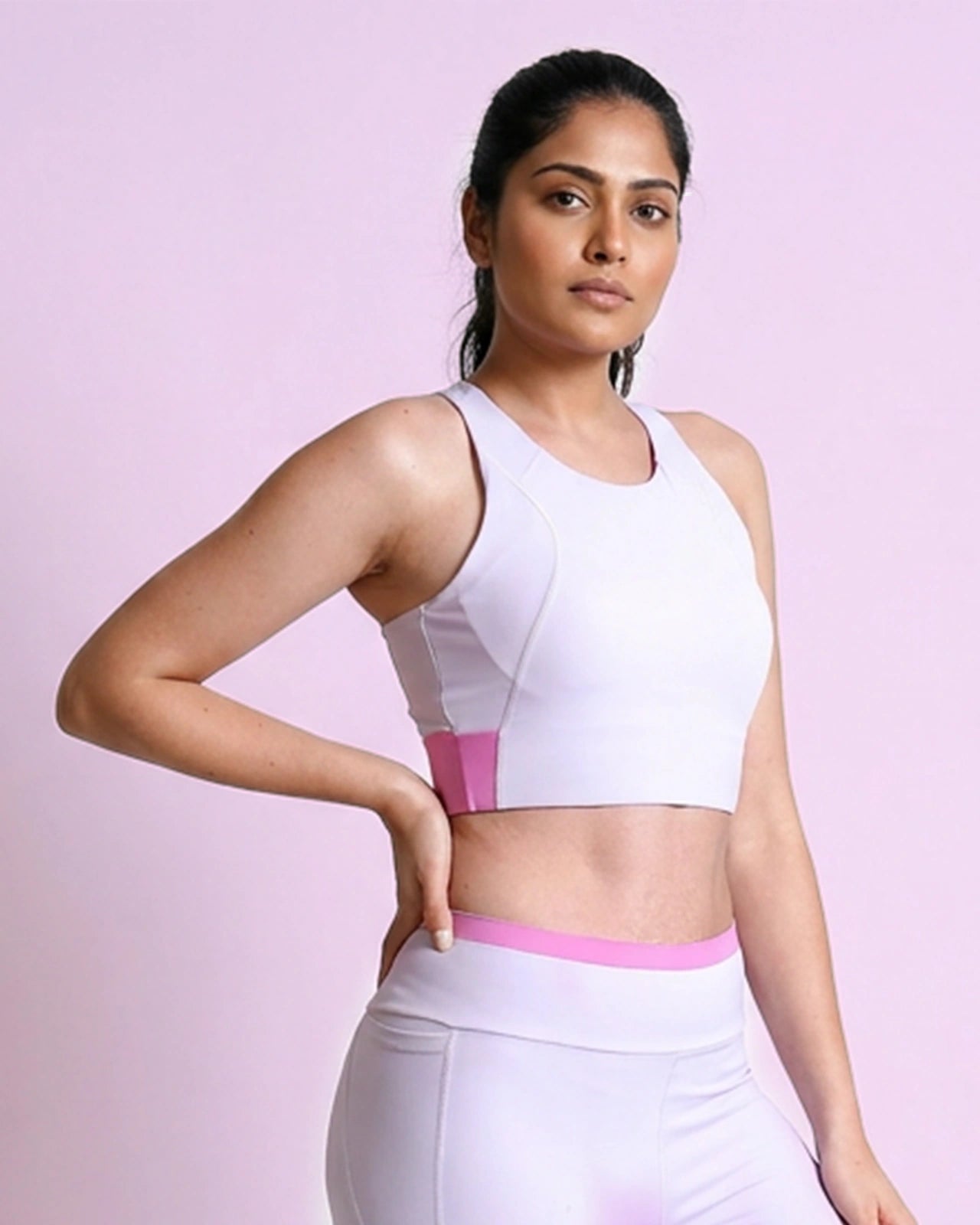 Full Coverage Sports Bra Mauve