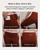 Qurve™ Zen Leggings Brown