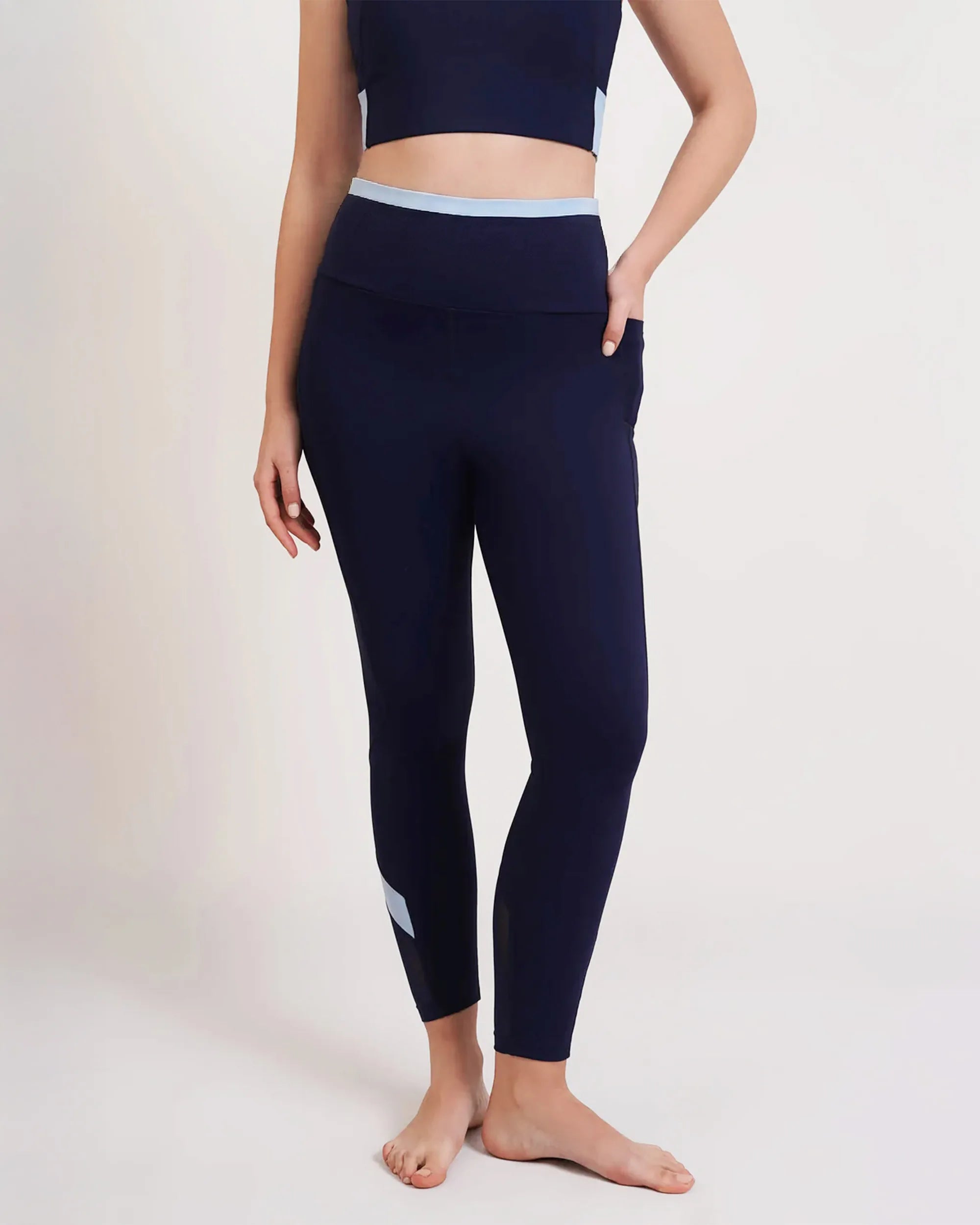 Qurve™ Contour High-Rise Leggings Navy