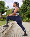 High-Rise Leggings Navy