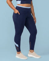 High-Rise Leggings Navy