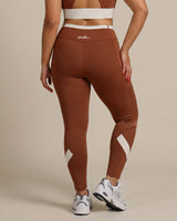 High-Rise Leggings Brown