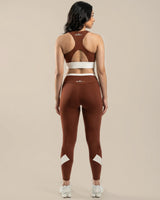 High-Rise Leggings Brown