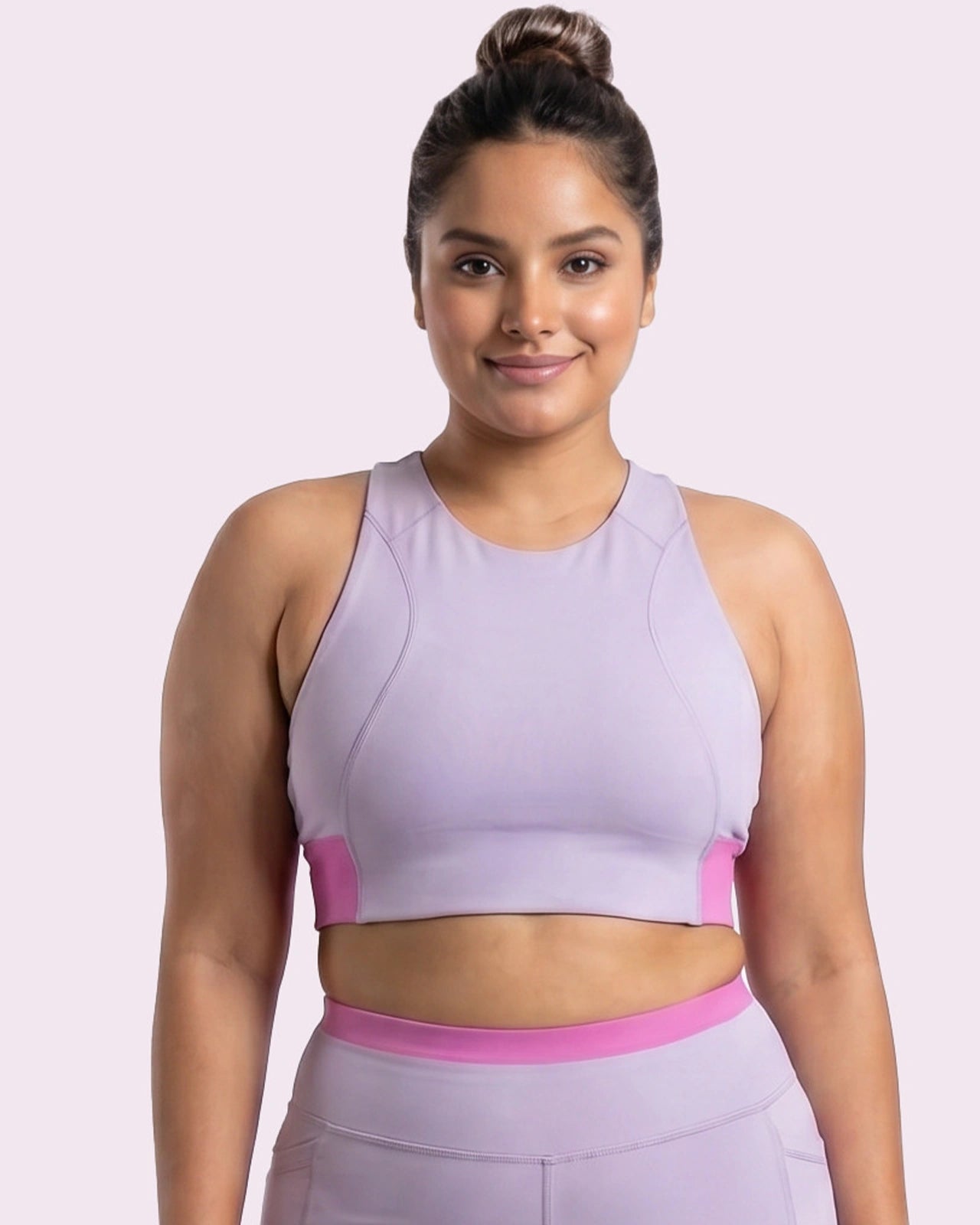 Full Coverage Sports Bra Mauve